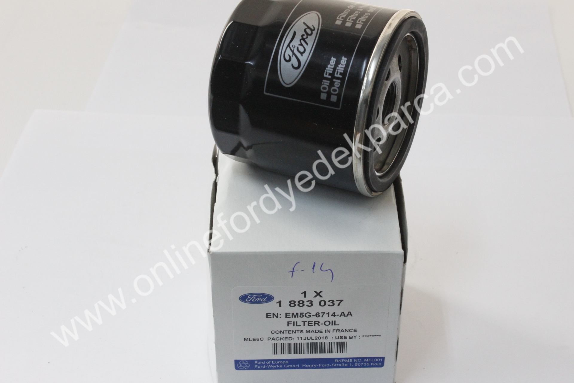 Focus / Fiesta / Fusion / C-Max / Mondeo / Kuga / B-Max Orijinal Benzinli Yağ Filtresi (EM5G 6714 AA) - 1