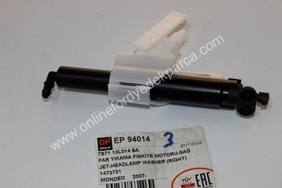 Mondeo 2007 - 2014 Arası Far Yıkama Fıskiyesi Xenon Farlar İçin Sağ (7S71 13L014 BA) - 1